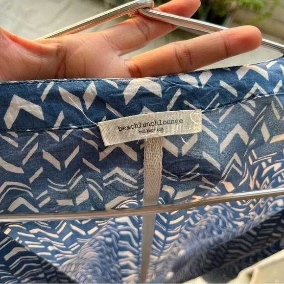 Blue Aztec Kimono Top - Picture 6 of 6